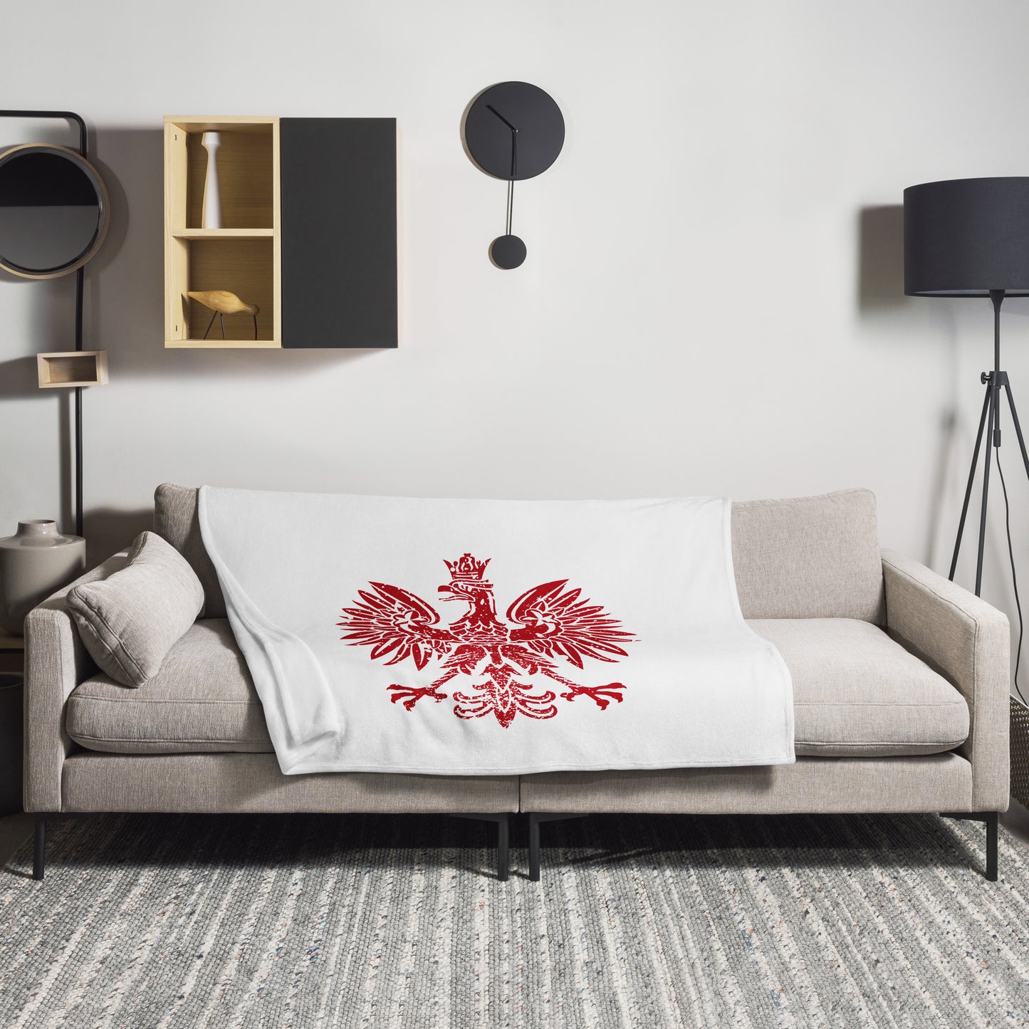 Red Eagle Throw Blanket