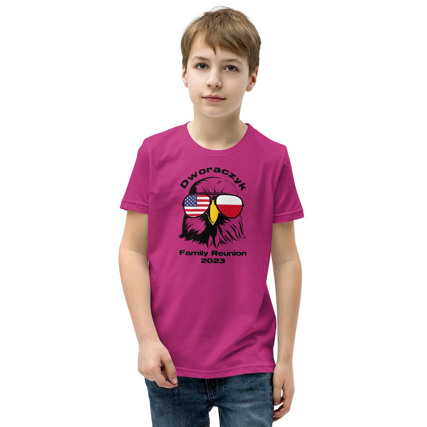 2023 Official Reunion Youth Short Sleeve T-Shirt - BLACK LOGO