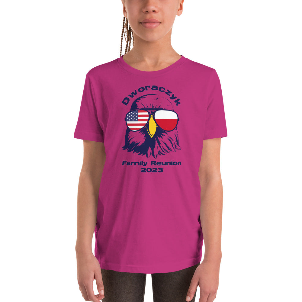 2023 Official Reunion -Youth Short Sleeve T-Shirt - BLUE LOGO
