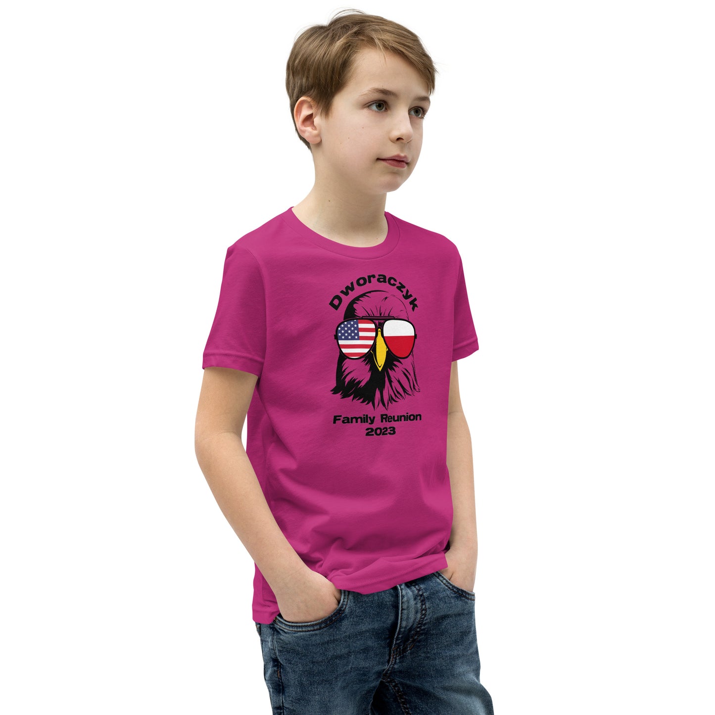 2023 Official Reunion Youth Short Sleeve T-Shirt - BLACK LOGO