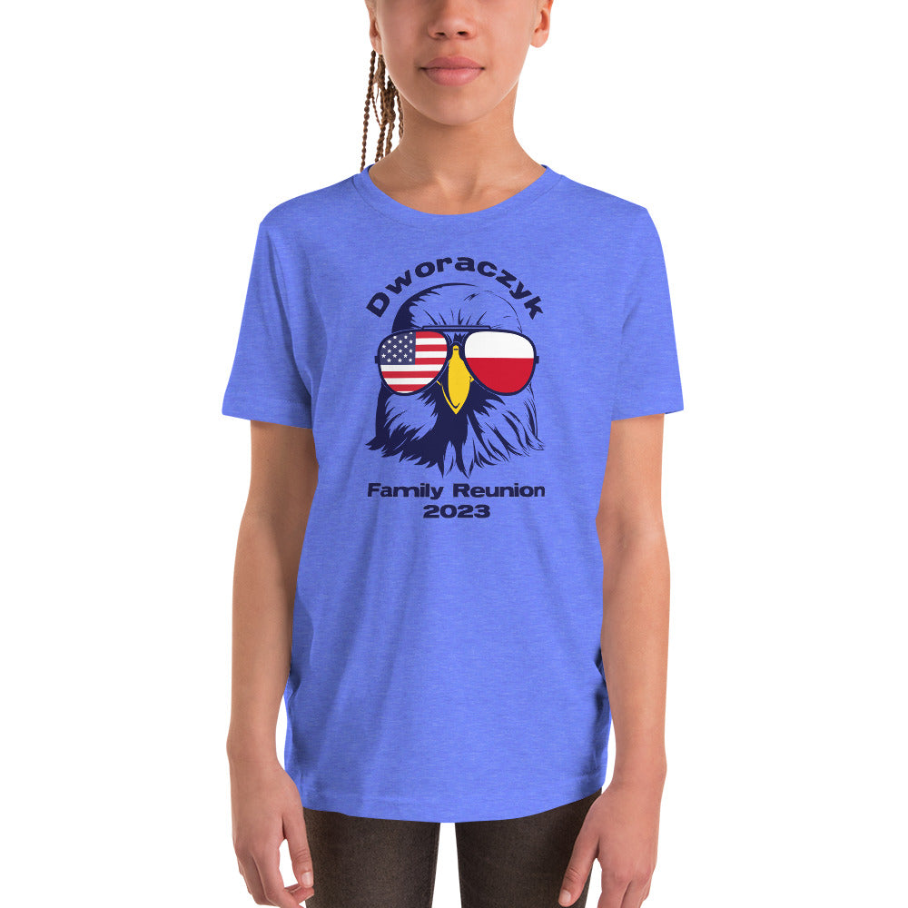 2023 Official Reunion -Youth Short Sleeve T-Shirt - BLUE LOGO