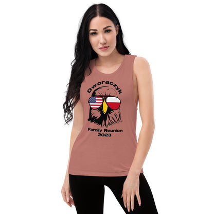 2023 Official Reunion Ladies’ Muscle Tank - BLACK LOGO