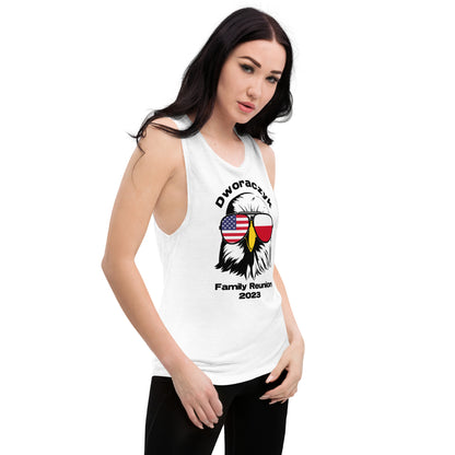 2023 Official Reunion Ladies’ Muscle Tank - BLACK LOGO